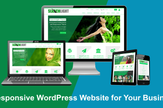 design landing page or single page website