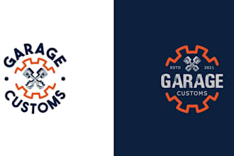 do mechanical, car wash, repair and automotive garage logo