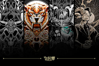 draw a tshirt illustration for your brand