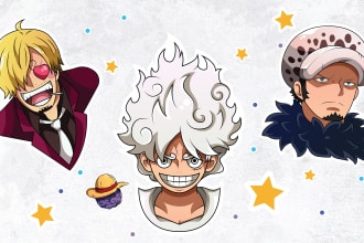 design anime stickers for you