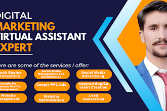 be your professional digital marketing virtual assistant