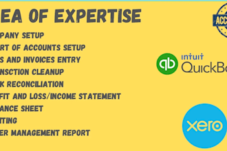 do accounting with quickbooks, xero excel