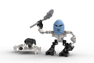 create a custom lego bionicle for you