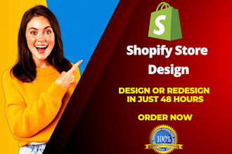 shopify store, shopify website or shopify store, shopify website design