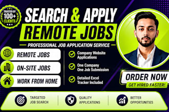 search and apply remote jobs, job application, reverse recruiter, work from home