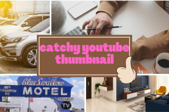 design youtube catchy thumbnail