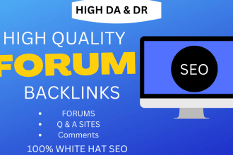 do natural SEO forum backlink posting