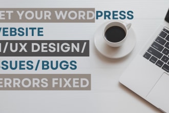 fix your wordpress website ui ux issues, jquery, javascript errors
