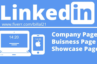 create linkedin business page