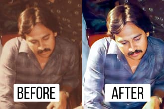 restore repair colorize enhance low resolution images