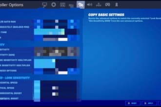 provide you with pro controller settings for fortnite