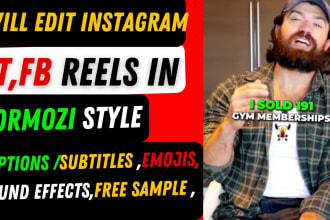 edit instagram reels, tiktoks and youtube shorts with captions