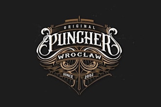 create awesome vintage and steampunk themed logo