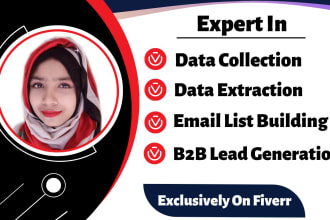 b2b lead generation, data collection and email list building