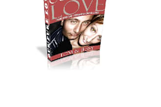 create a 3d book cover with your Pix and Title