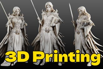 sculpt custom 3d character for 3d printing