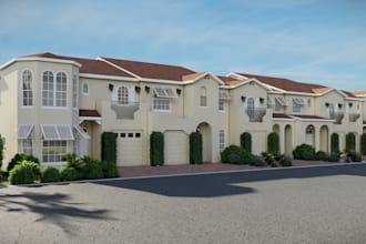do 3d rendering images and I will make 3d house model