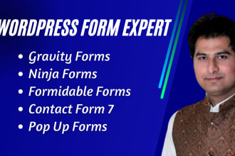 create gravity forms, ninja forms, formidable forms, and contact form 7