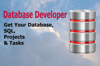 design databases using oracle, sql server, ms access, mysql