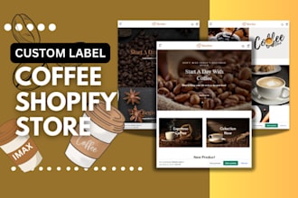 build a branded shopify coffee store coffee shopify store coffee store