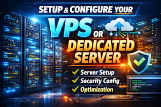 setup and config your vps or dedicated server
