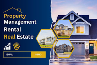 design professional, rent property management website and landing page