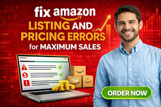 fix amazon listing and pricing errors for maximum sales
