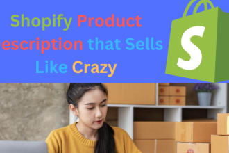 write killer shopify description and SEO product listings