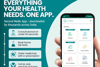 develop telehealth, telemedicine medical app, mobile app for android and IOS