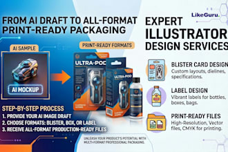 convert ai image to print ready product packaging design