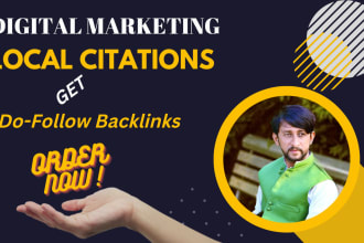 do 250 local citations and directory submissions for any country