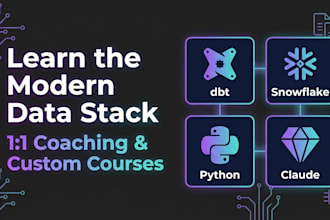 teach you modern data and ai tools dbt, snowflake, python, claude
