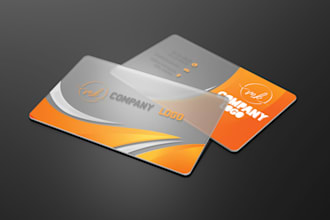 do professional business card or visiting card design