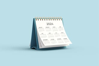 design a custom planner and calendar for you