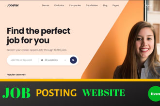 design a paid or free wordpress job posting website