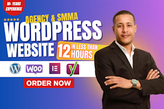 design redesign smma wordpress website within 24 hours