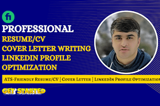 create, update, and optimize your resume, CV, cover letter, and linkedin profile