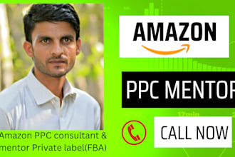 be amazon ppc mentor, consultant and va for private label fba