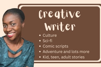 write creative short stories and scripts