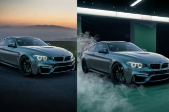professionally photoshop and edit car photos