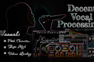 manually tune, time alight and volume level your vocals