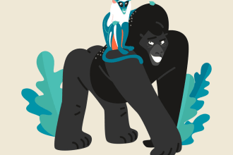 design eye catchy gorilla logo for your company