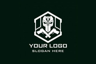 design high quality skull logo in high definition