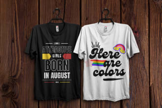 design custom typography t shirt and graphic t shirt