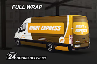 do outstanding vehicle wrap design ,van wrap design ,car wrap design