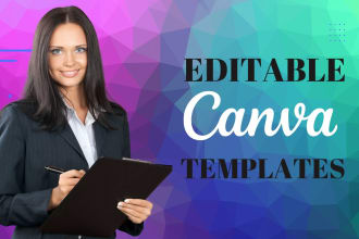 design editable canva templates for your social media feed
