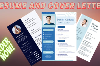 build a modern resume or executive resume design