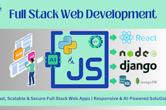 develop responsive and scalable full stack web apps with ai powered solutions