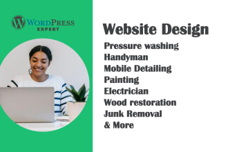 build pressure washing, cleaning, car wash, mobile detailing website design