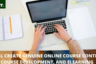 create online course content, course creation, and course development